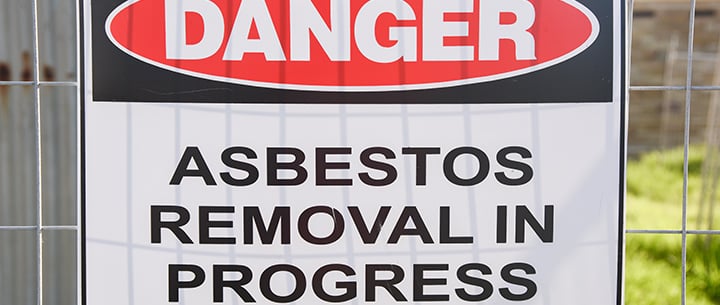 asbestos removal sign, Asbestos Abatemen