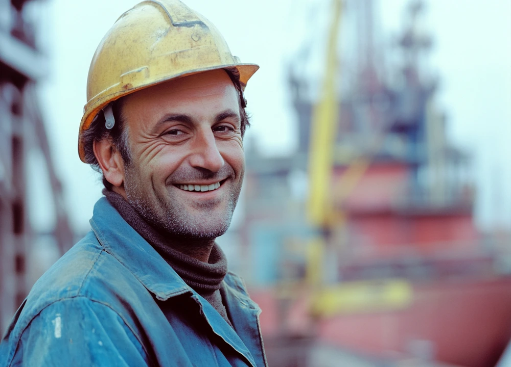 Vintage photograph of workers in virginia, richmond