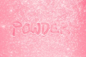 talcum powder