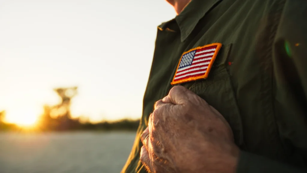 veteran in uniform