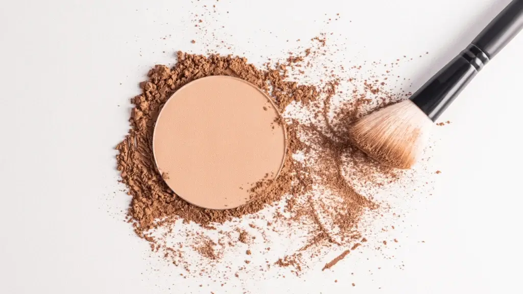 Close-up of talcum powder showing potential health risks