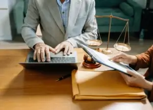 Talcum powder lawsuit legal consultation with an attorney